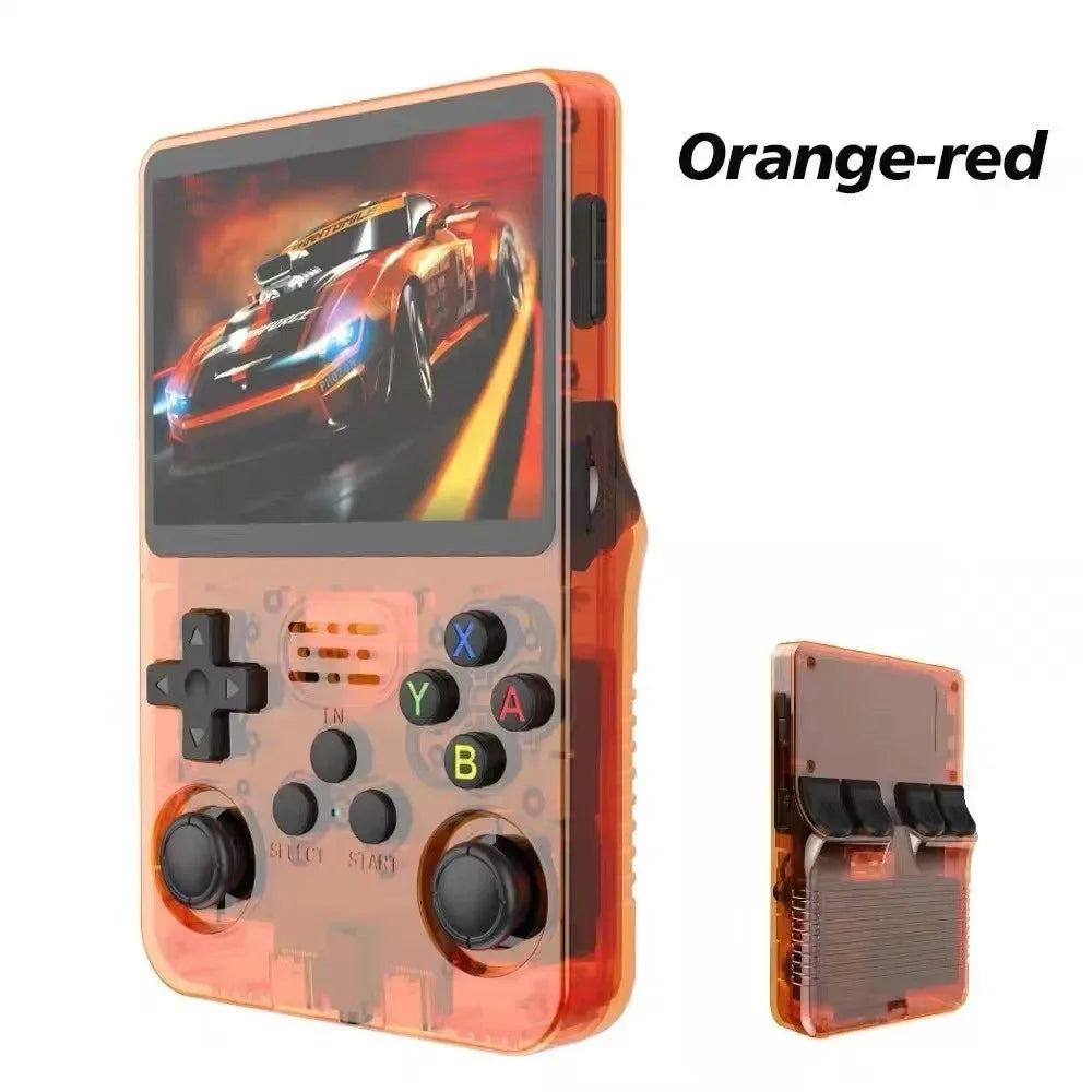 R36S Retro Handheld Game Console 3.5 Inch IPS Screen Open Source System 3500mAh Battery Portable Player Game Pocket Kids Gift
