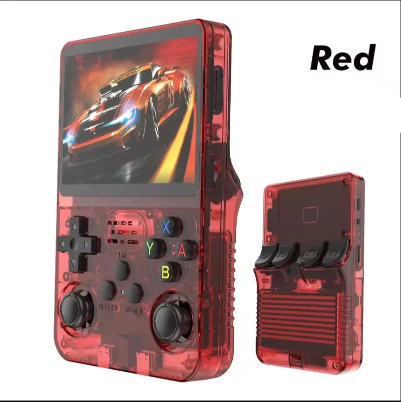 R36S Retro Handheld Game Console 3.5 Inch IPS Screen Open Source System 3500mAh Battery Portable Player Game Pocket Kids Gift
